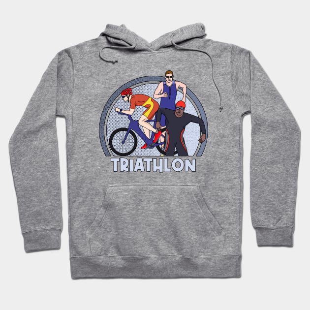 Triathlon Hoodie by DiegoCarvalho